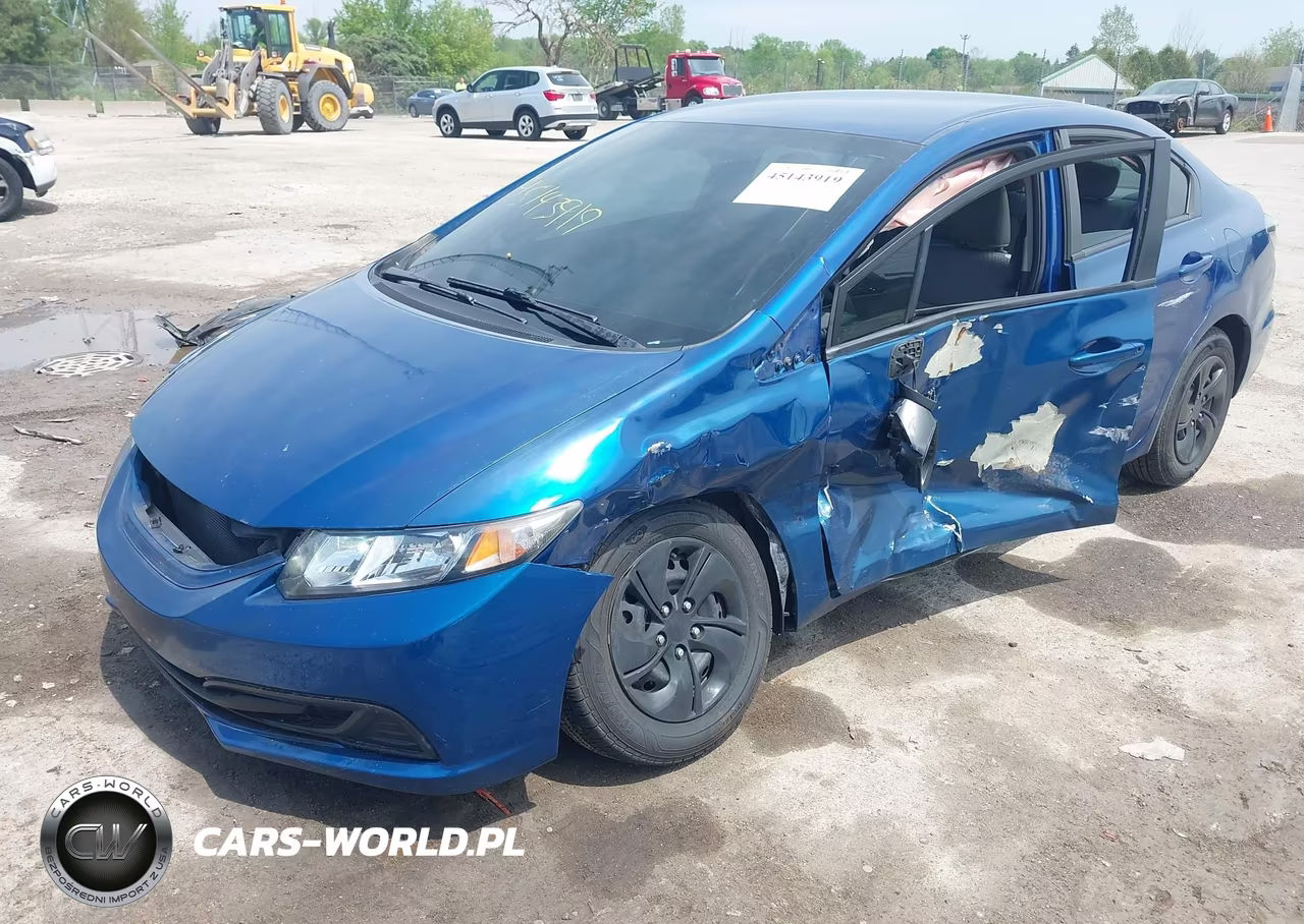 2014 Honda Civic Lx VIN:19XFB2F54EE070229 - 6