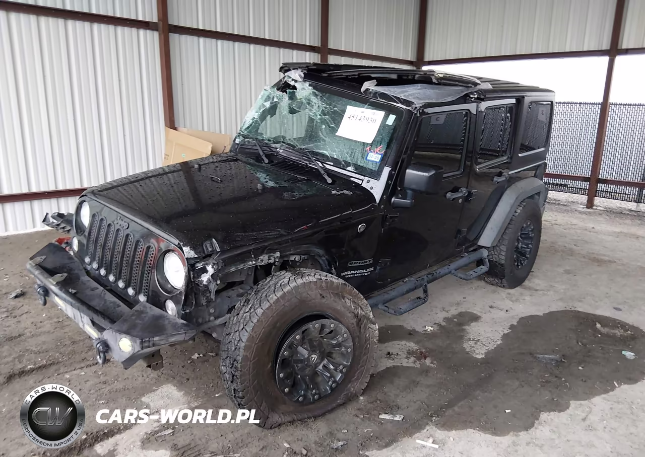 2016 Jeep Wrangler Unlimited Sport VIN:1C4BJWDG6GL196339 - 2