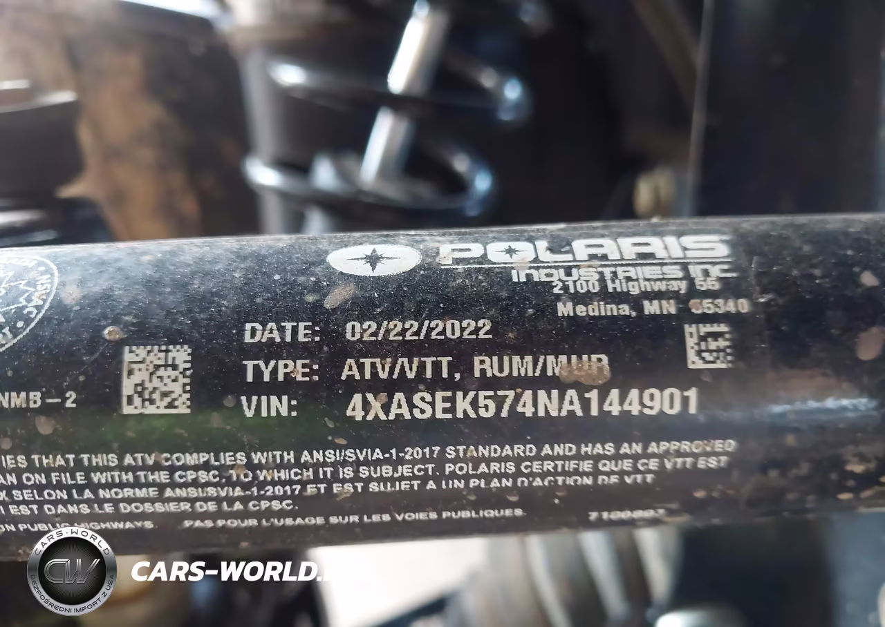 2022 Polaris Sportsman 570 Utility Hd Le VIN:4XASEK574NA144901 - 10