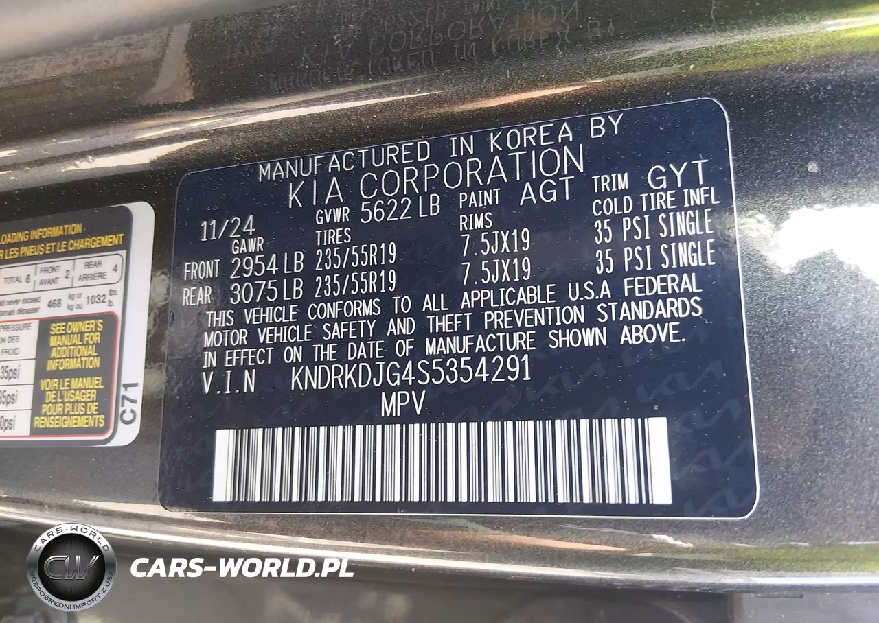 2025 Kia Sorento Hybrid Sx Prestige VIN:KNDRKDJG4S5354291 - 9
