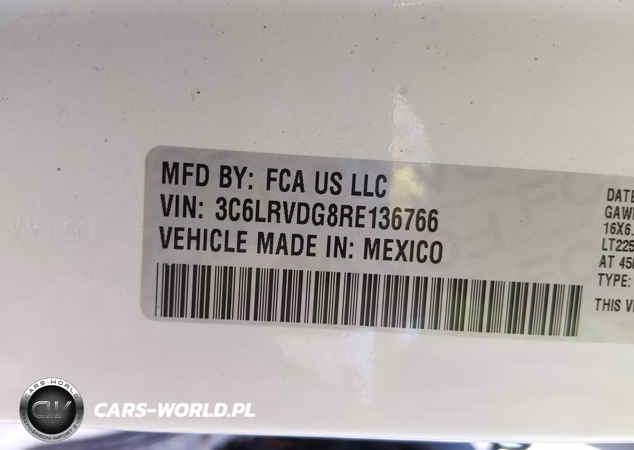 2024 Ram Promaster 2500 Tradesman High Roof 159 Wb W-Pass Seat VIN:3C6LRVDG8RE136766 - 9