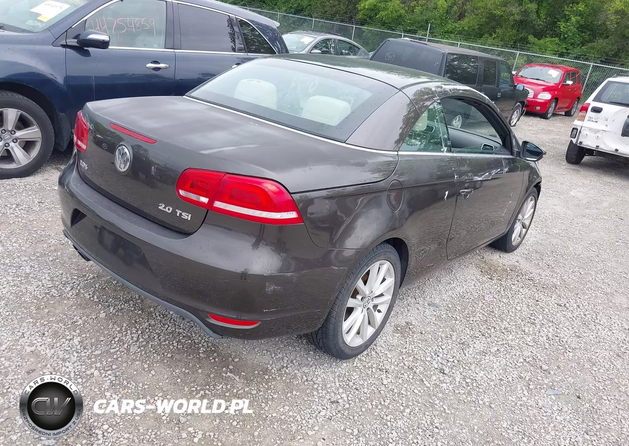 2012 Volkswagen Eos Komfort VIN:WVWBW7AH8CV000176 - 4
