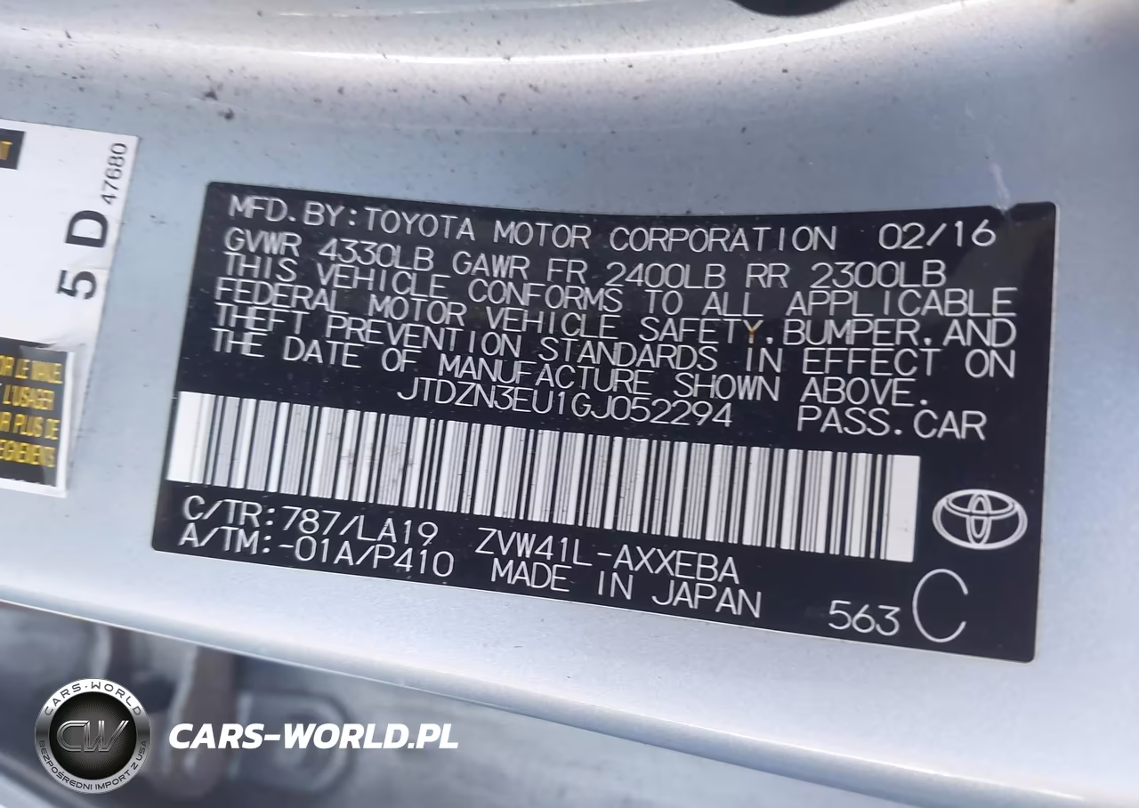 2016 Toyota Prius V Four VIN:JTDZN3EU1GJ052294 - 9