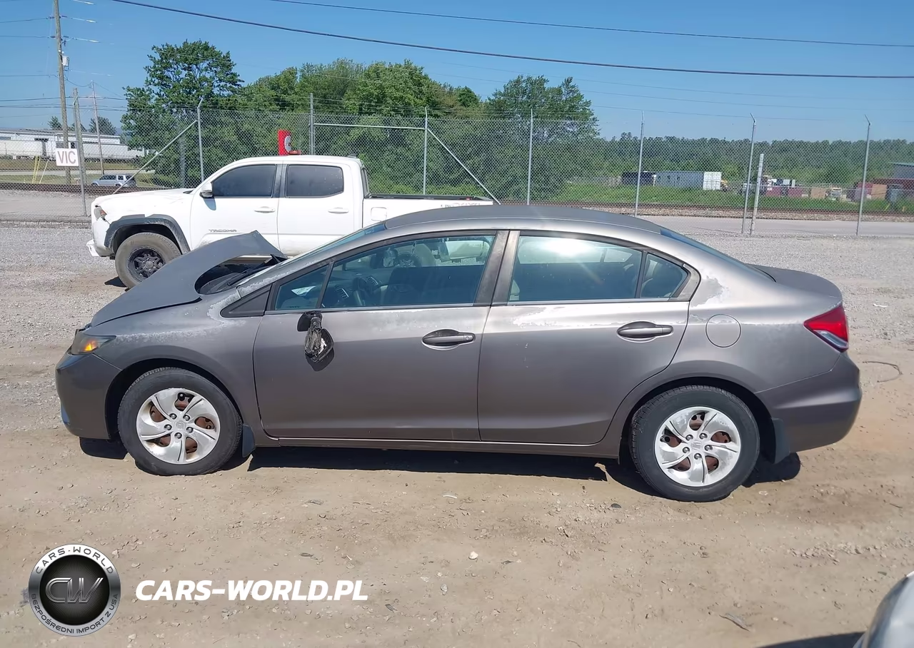 2013 Honda Civic Lx VIN:2HGFB2F57DH571815 - 14