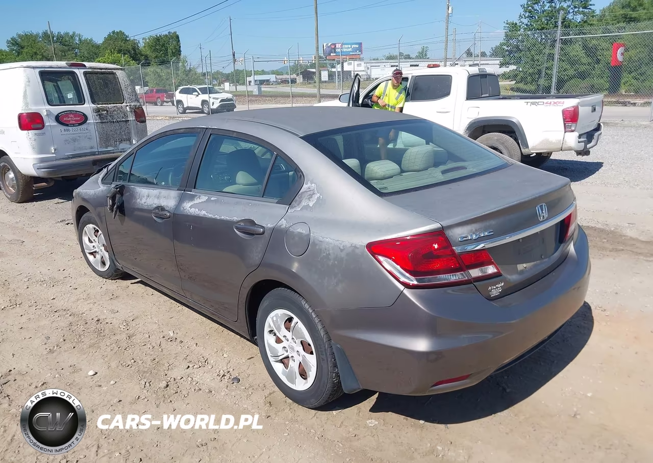 2013 Honda Civic Lx VIN:2HGFB2F57DH571815 - 3