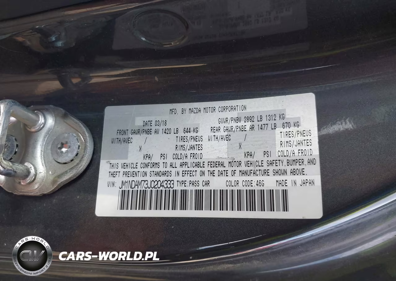 2018 Mazda Mx-5 Miata Rf Grand Touring VIN:JM1NDAM73J0204333 - 9