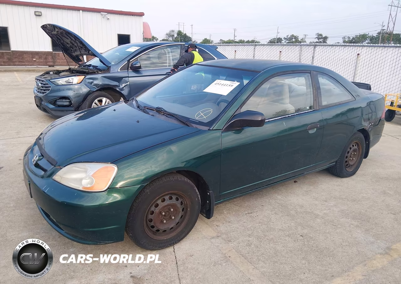 2001 Honda Civic Lx VIN:1HGEM22591L002880 - 2