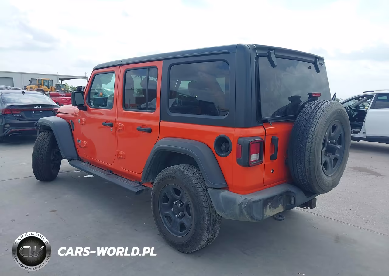 2019 Jeep Wrangler Unlimited Sport 4X4 VIN:1C4HJXDG2KW508910 - 3