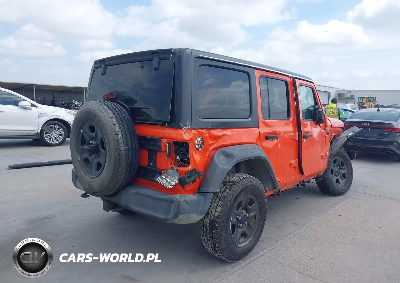 2019 Jeep Wrangler Unlimited Sport 4X4 VIN:1C4HJXDG2KW508910 - 4