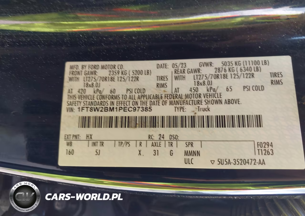 2023 Ford F-250 Lariat VIN:1FT8W2BM1PEC97385 - 8