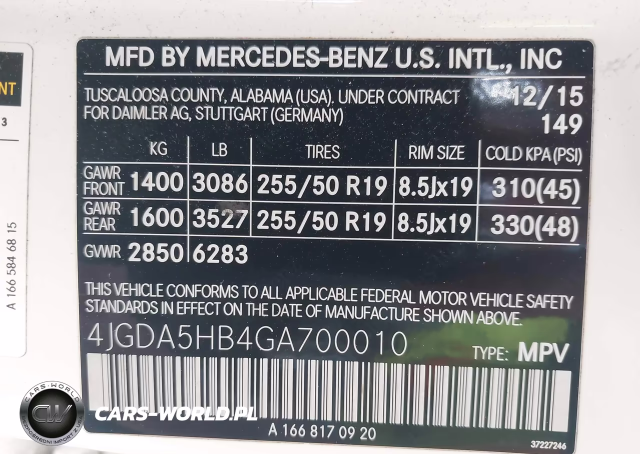 2016 Mercedes-Benz Gle 350 4Matic VIN:4JGDA5HB4GA700010 - 9