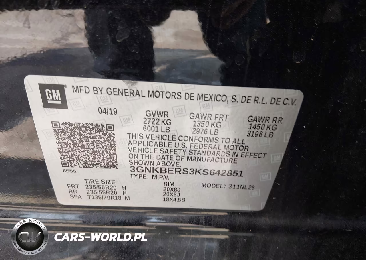 2019 Chevrolet Blazer Rs VIN:3GNKBERS3KS642851 - 9