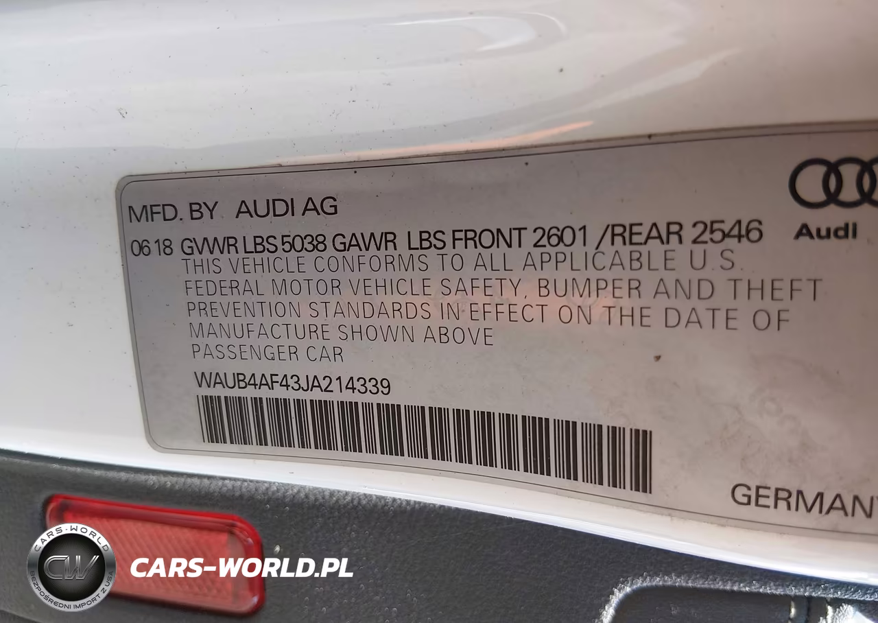 2018 Audi S4 3.0T Premium Plus VIN:WAUB4AF43JA214339 - 9