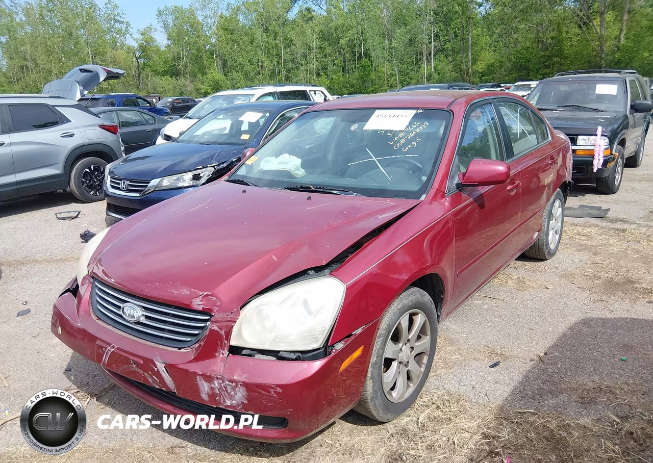 2008 Kia Optima Lx V6 VIN:KNAGE124085213662 - 2