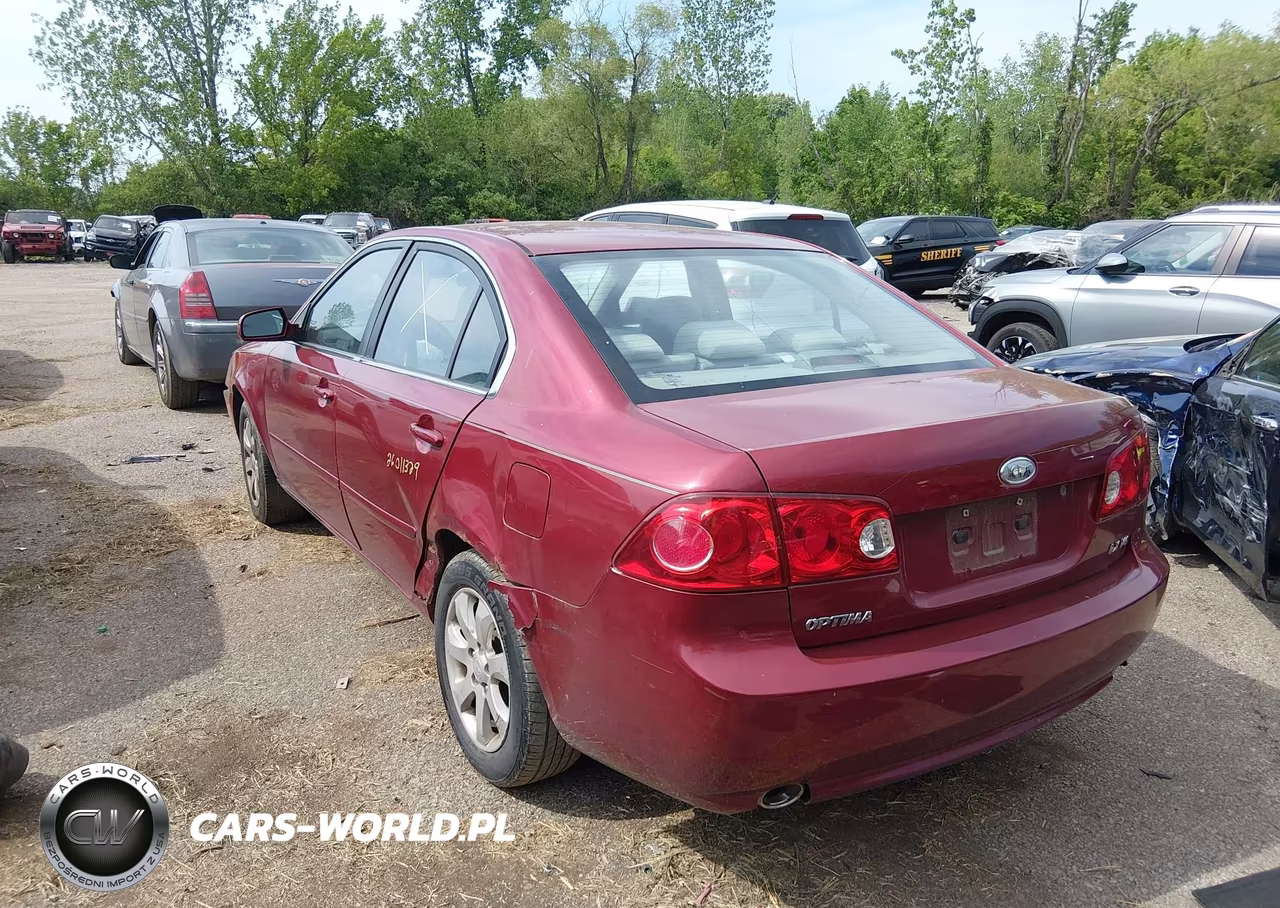 2008 Kia Optima Lx V6 VIN:KNAGE124085213662 - 3