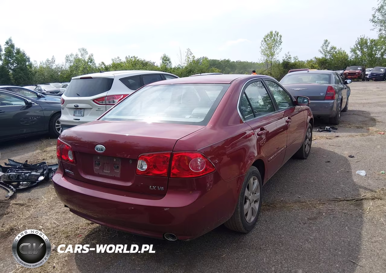 2008 Kia Optima Lx V6 VIN:KNAGE124085213662 - 4