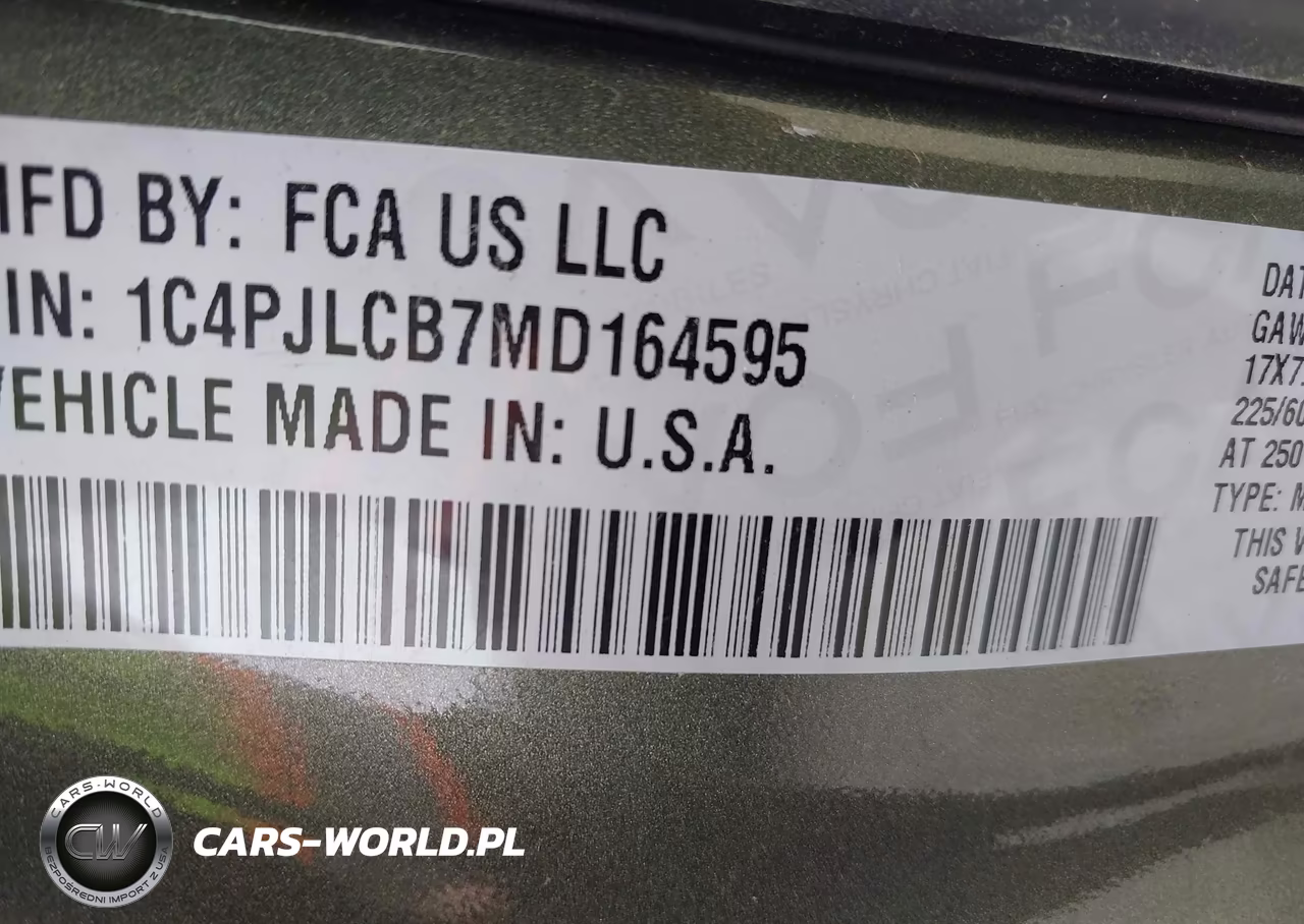 2021 Jeep Cherokee Latitude Fwd VIN:1C4PJLCB7MD164595 - 9