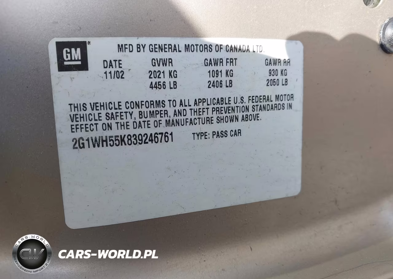2003 Chevrolet Impala Ls VIN:2G1WH55K839246761 - 9