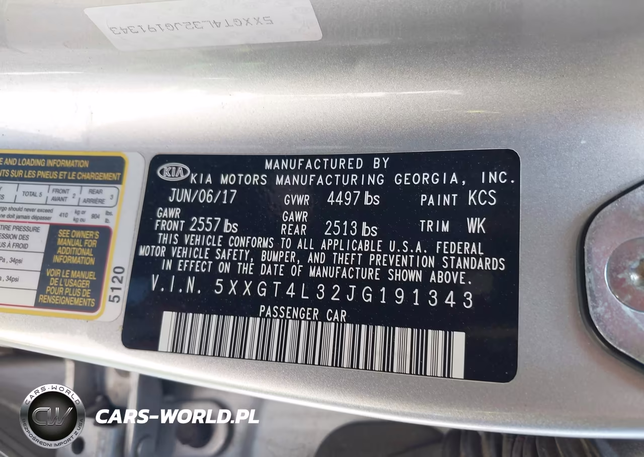 2018 Kia Optima Lx VIN:5XXGT4L32JG191343 - 9