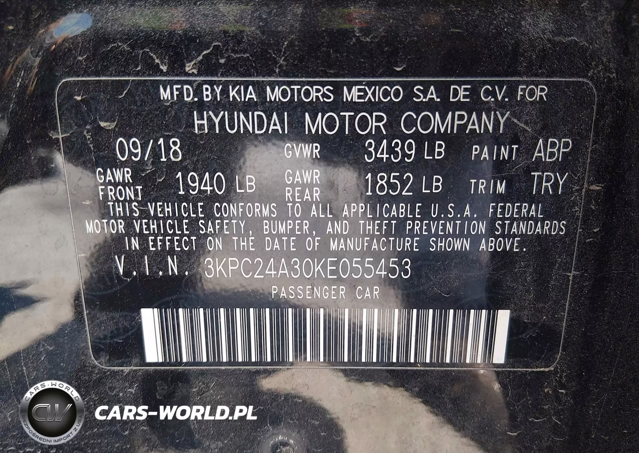 2019 Hyundai Accent Se VIN:3KPC24A30KE055453 - 9