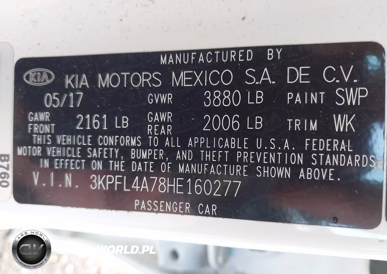 2017 Kia Forte Lx VIN:3KPFL4A78HE160277 - 9