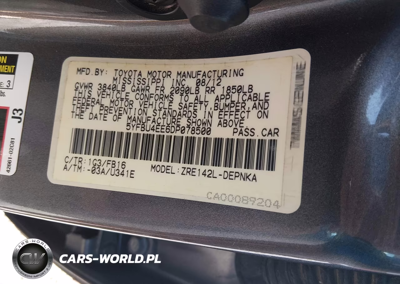 2013 Toyota Corolla Le VIN:5YFBU4EE6DP078500 - 9