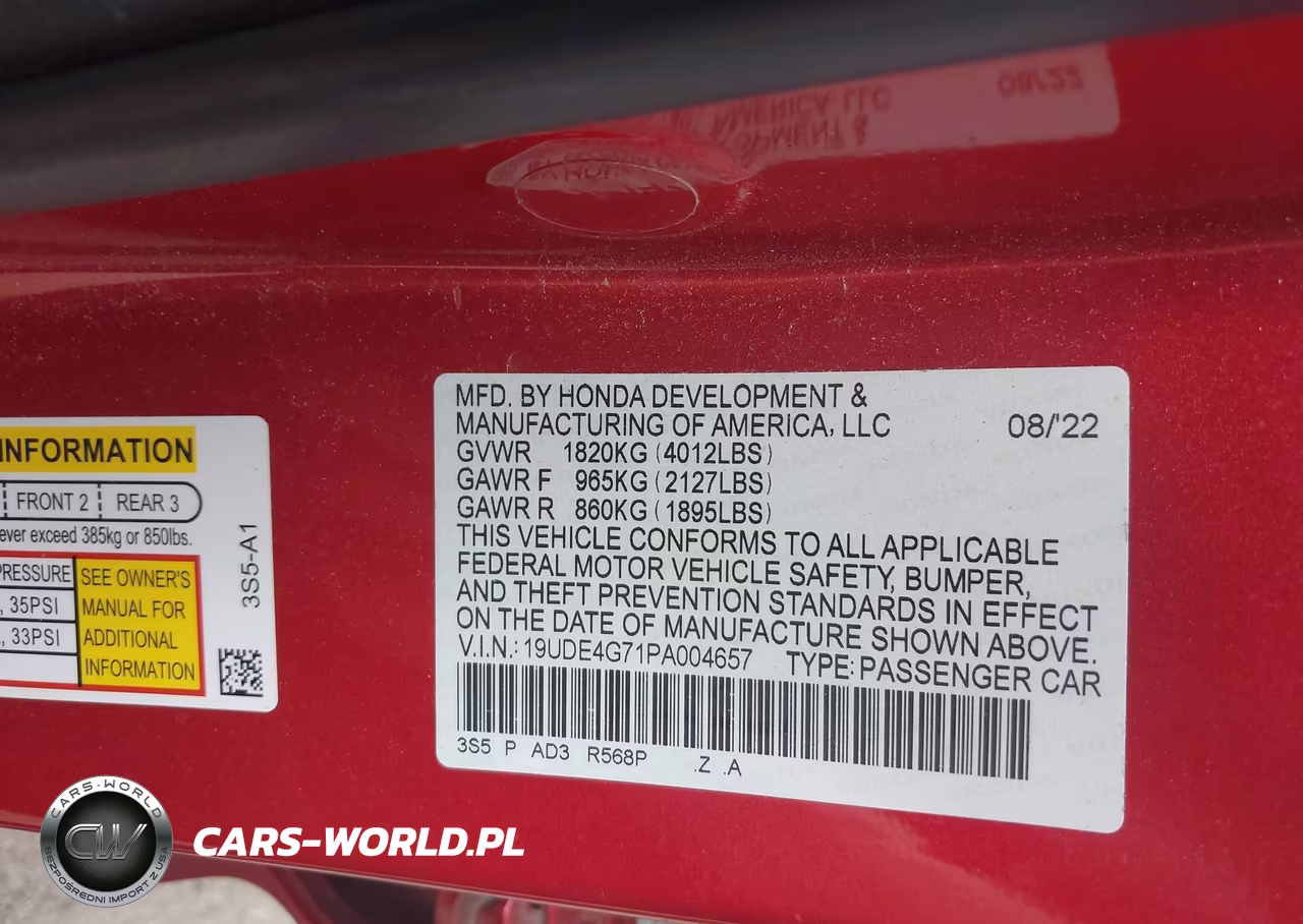 2023 Acura Integra A-Spec Technology VIN:19UDE4G71PA004657 - 9