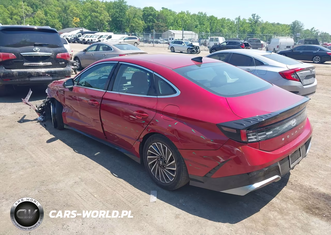 2025 Hyundai Sonata Hybrid Sel VIN:KMHL34JJ0SA104418 - 3