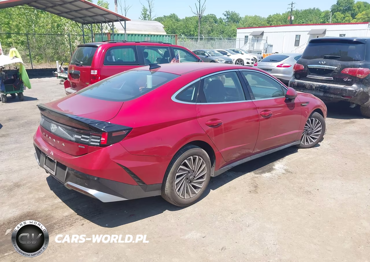 2025 Hyundai Sonata Hybrid Sel VIN:KMHL34JJ0SA104418 - 4