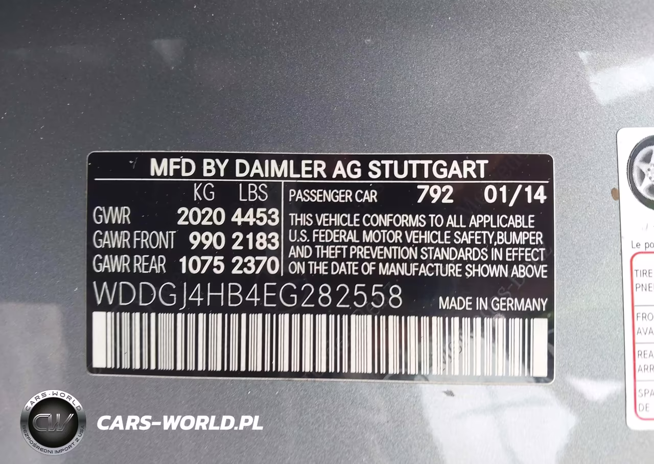 2014 Mercedes-Benz C 250 VIN:WDDGJ4HB4EG282558 - 9
