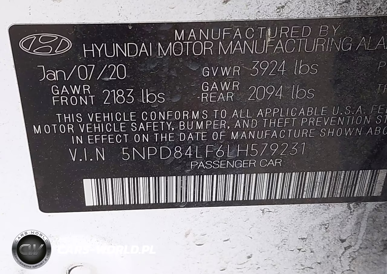 2020 Hyundai Elantra Sel VIN:5NPD84LF6LH579231 - 9