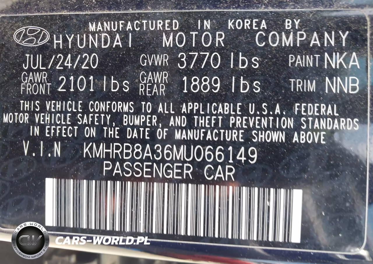 2021 Hyundai Venue Se VIN:KMHRB8A36MU066149 - 9
