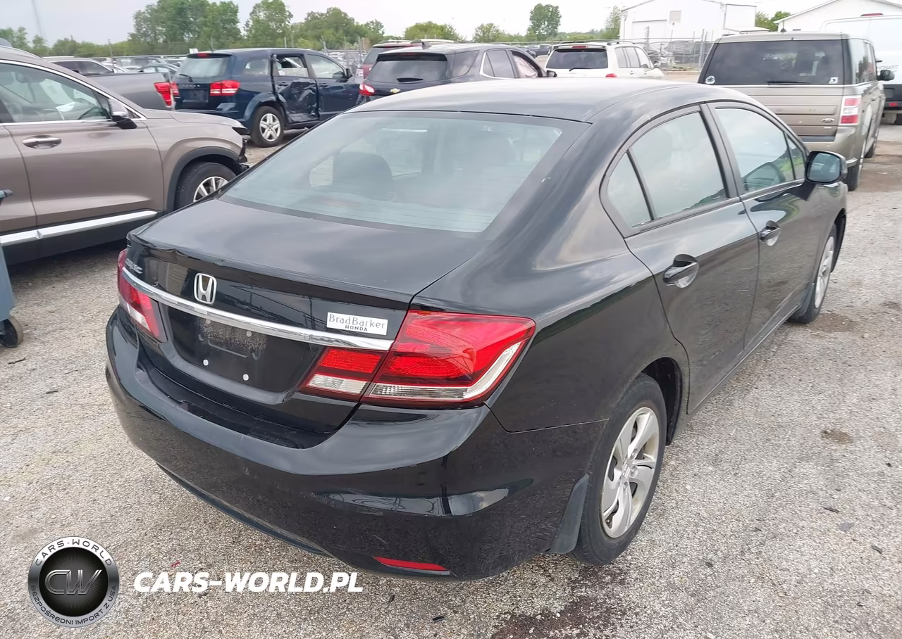 2013 Honda Civic Lx VIN:2HGFB2F59DH591578 - 4
