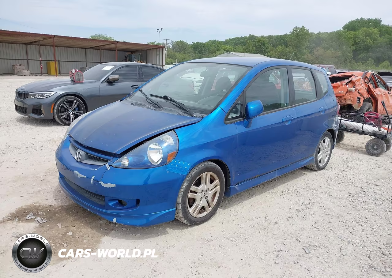 2007 Honda Fit Sport VIN:JHMGD38677S053935 - 2