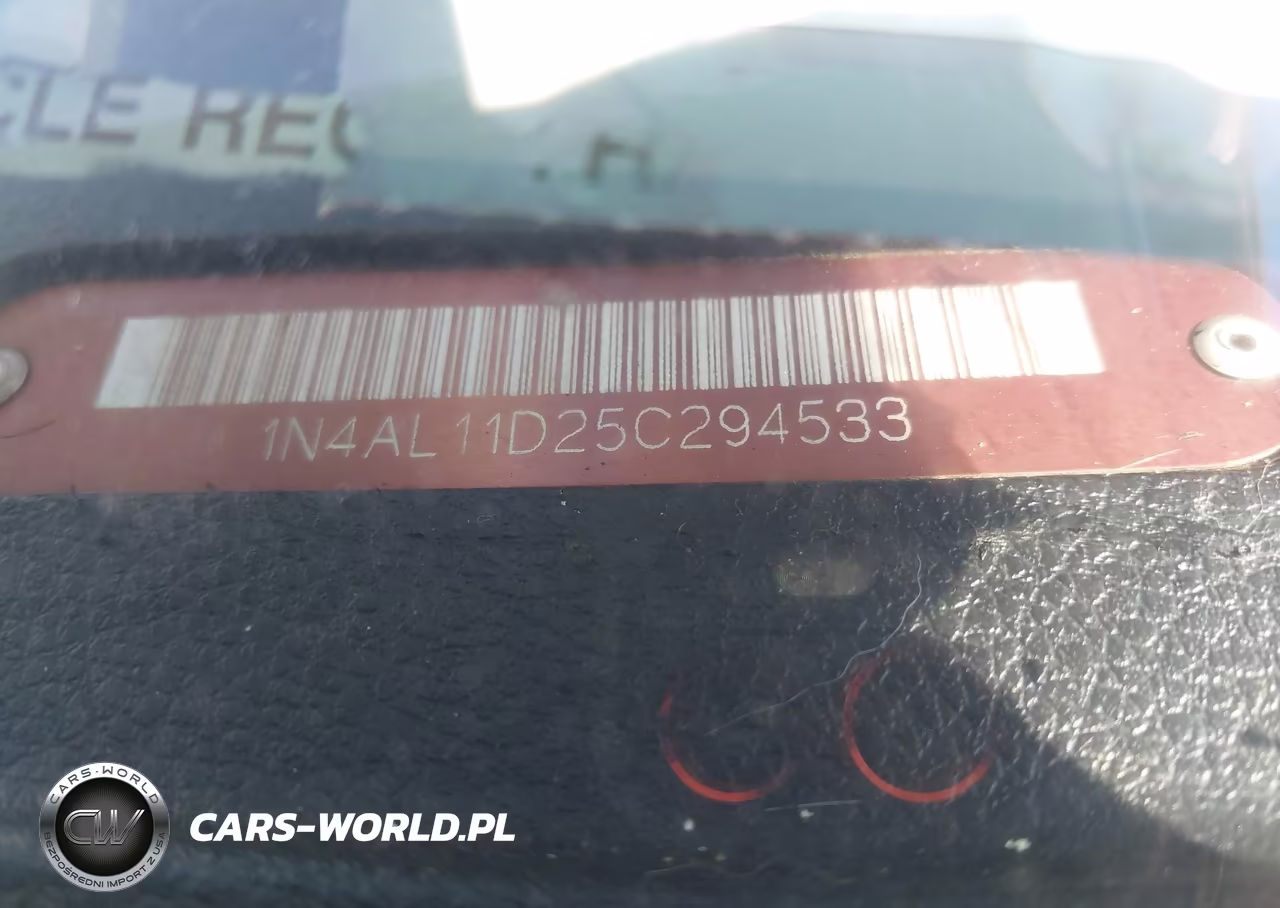 2005 Nissan Altima 2.5 S VIN:1N4AL11D25C294533 - 9