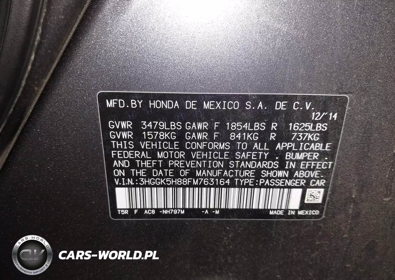 2015 Honda Fit Ex-Ex-L VIN:3HGGK5H88FM763164 - 9