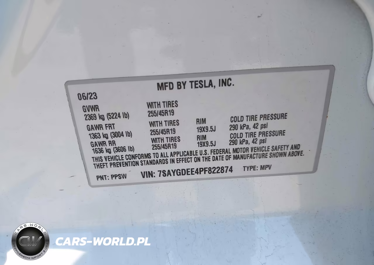 2023 Tesla Model Y Awd-Long Range Dual Motor All-Wheel Drive VIN:7SAYGDEE4PF822874 - 9