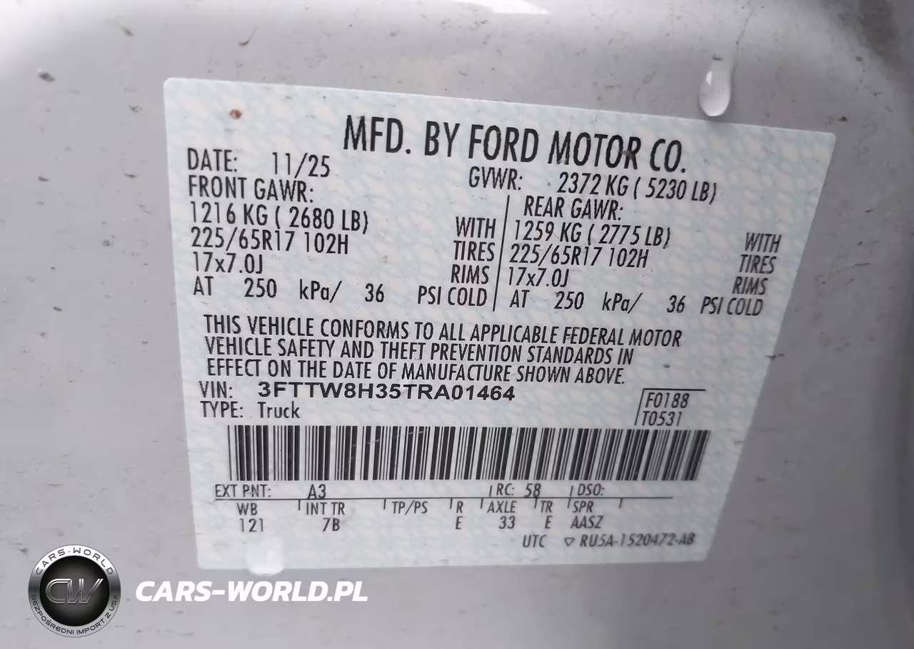 2026 Ford Maverick Xlt VIN:3FTTW8H35TRA01464 - 9