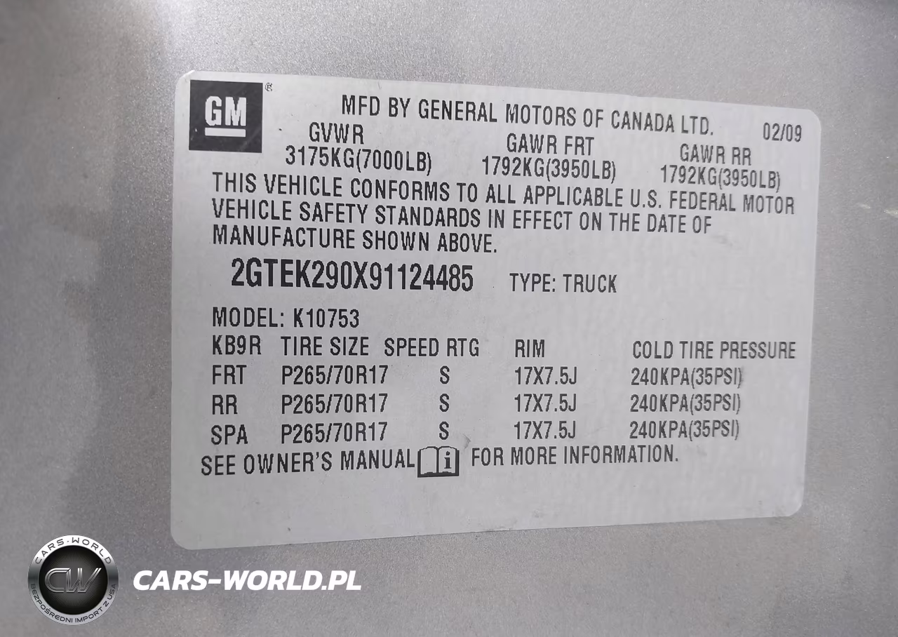 2009 GMC Sierra 1500 Sle VIN:2GTEK290X91124485 - 9