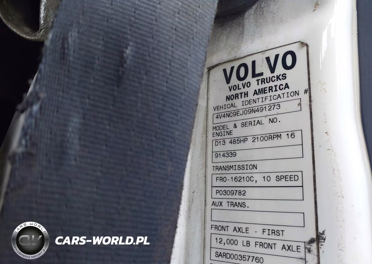 2009 Volvo Vn VIN:4V4NC9EJ09N491273 - 8