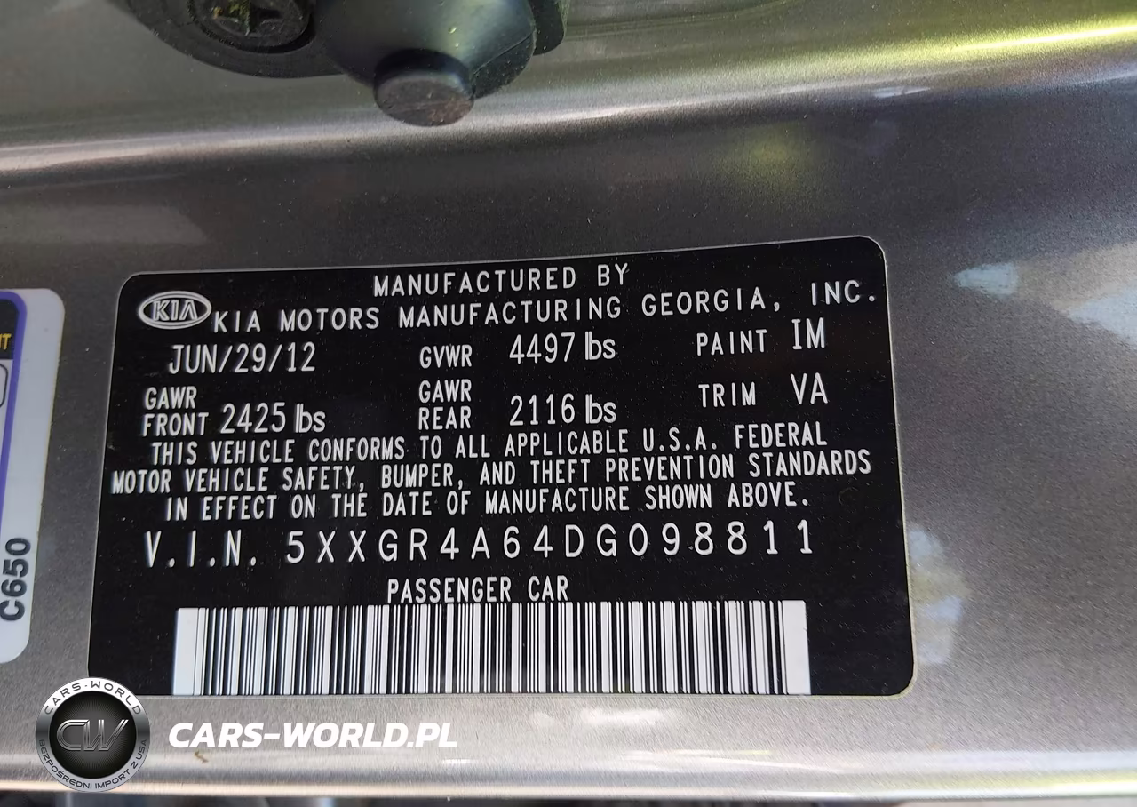 2013 Kia Optima Sx VIN:5XXGR4A64DG098811 - 9