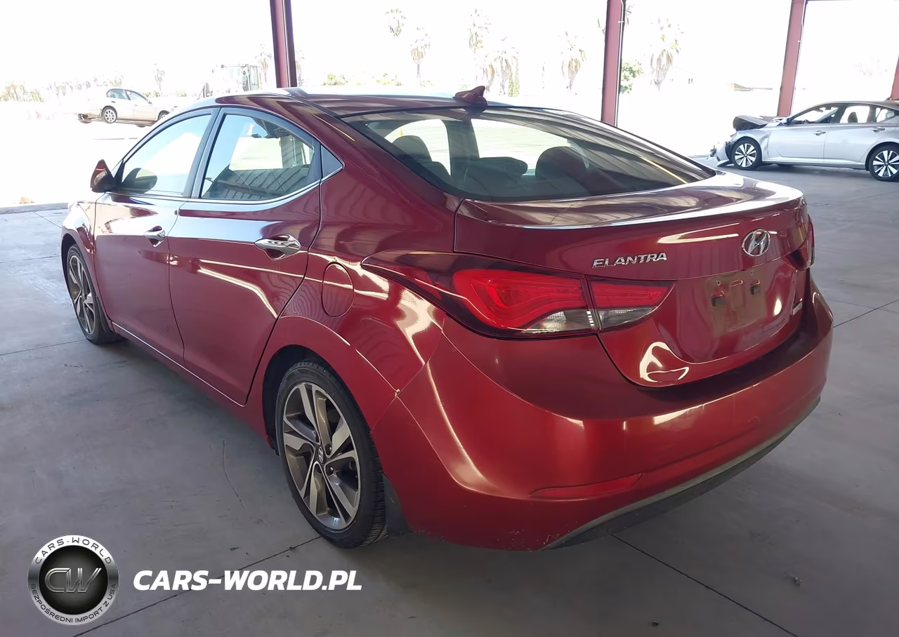 2014 Hyundai Elantra Limited VIN:5NPDH4AE4EH474104 - 3