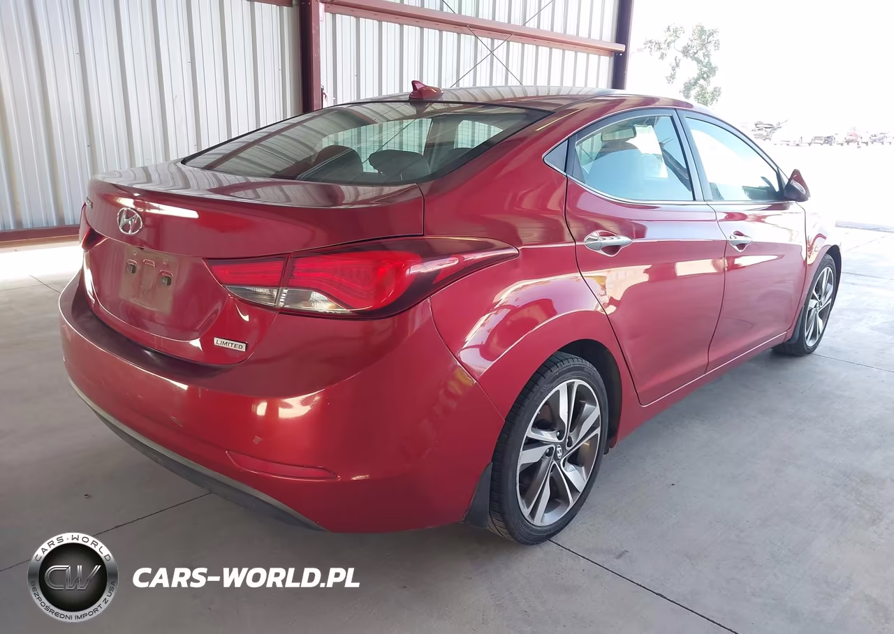 2014 Hyundai Elantra Limited VIN:5NPDH4AE4EH474104 - 4