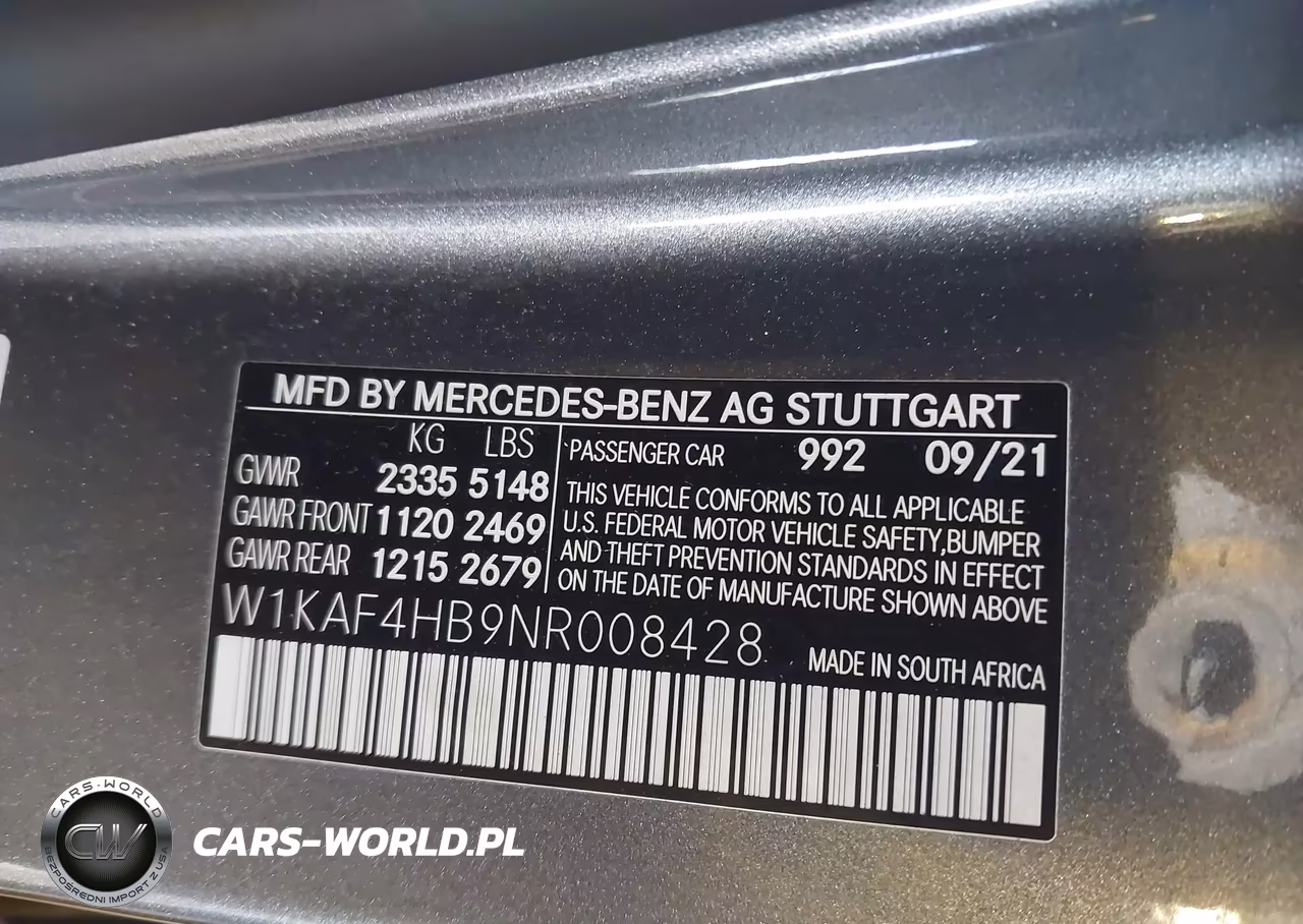 2022 Mercedes-Benz C 300 4Matic VIN:W1KAF4HB9NR008428 - 9