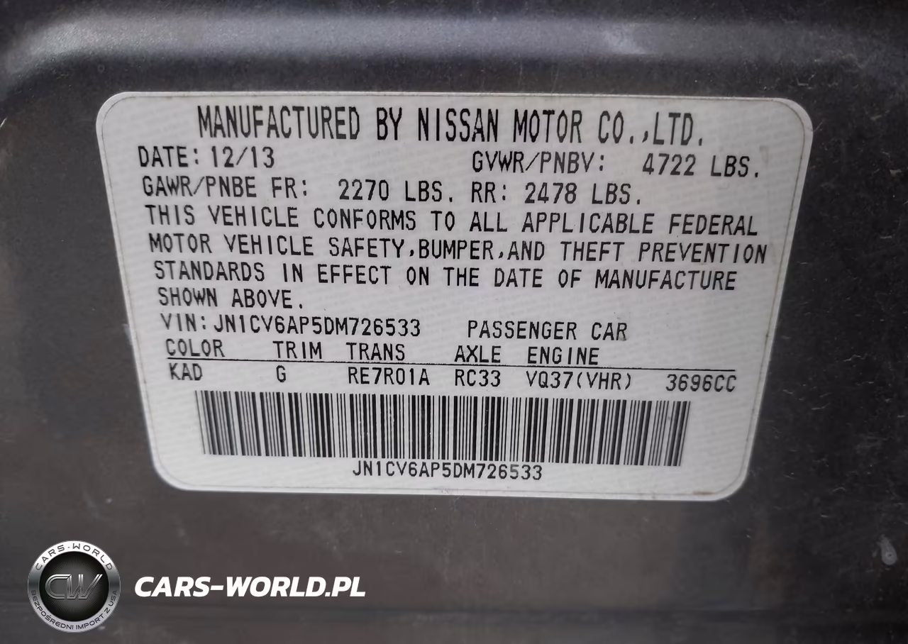 2013 Infiniti G37 Journey VIN:JN1CV6AP5DM726533 - 9