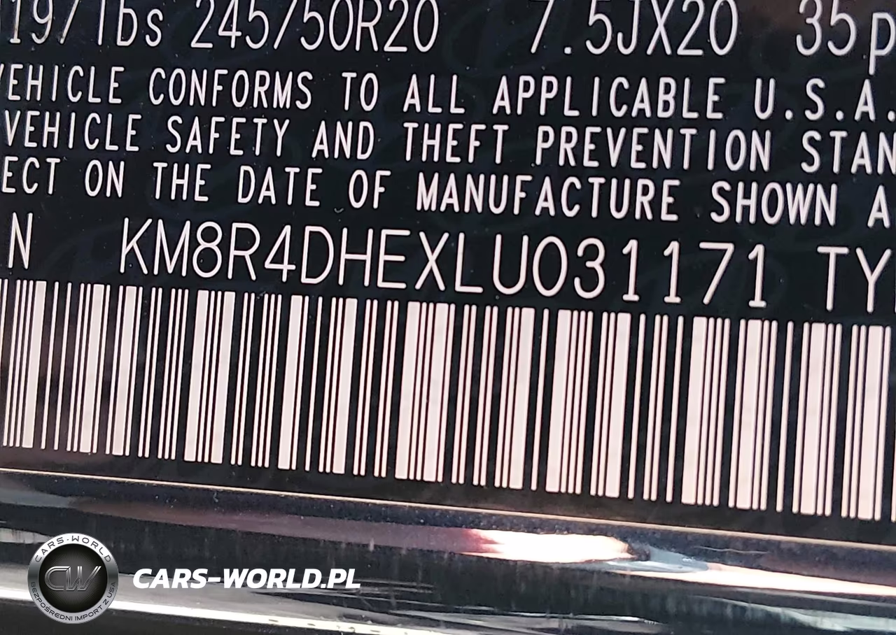 2020 Hyundai Palisade Sel VIN:KM8R4DHEXLU031171 - 9