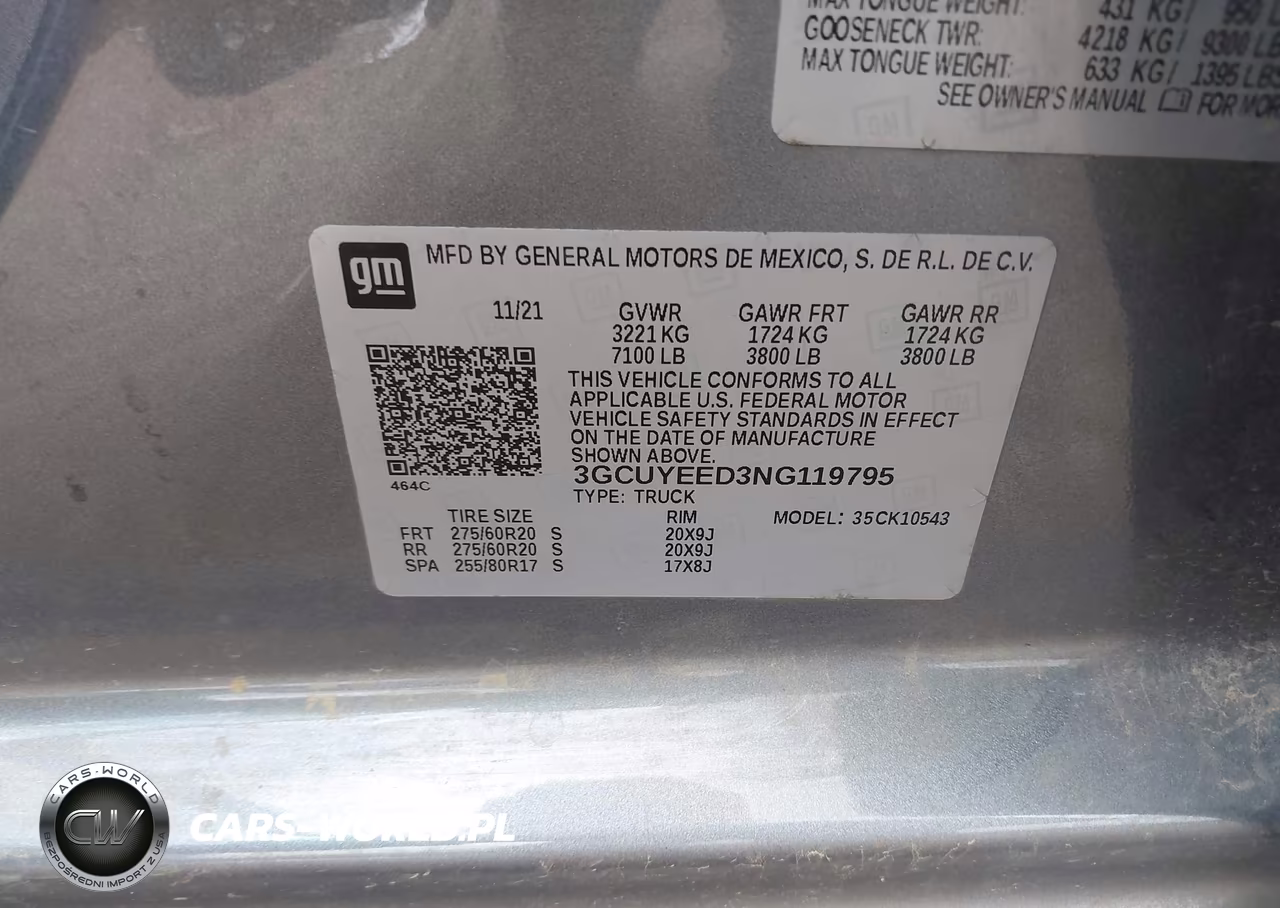 2022 Chevrolet Silverado 1500 Ltd 4Wd Short Bed Rst VIN:3GCUYEED3NG119795 - 9