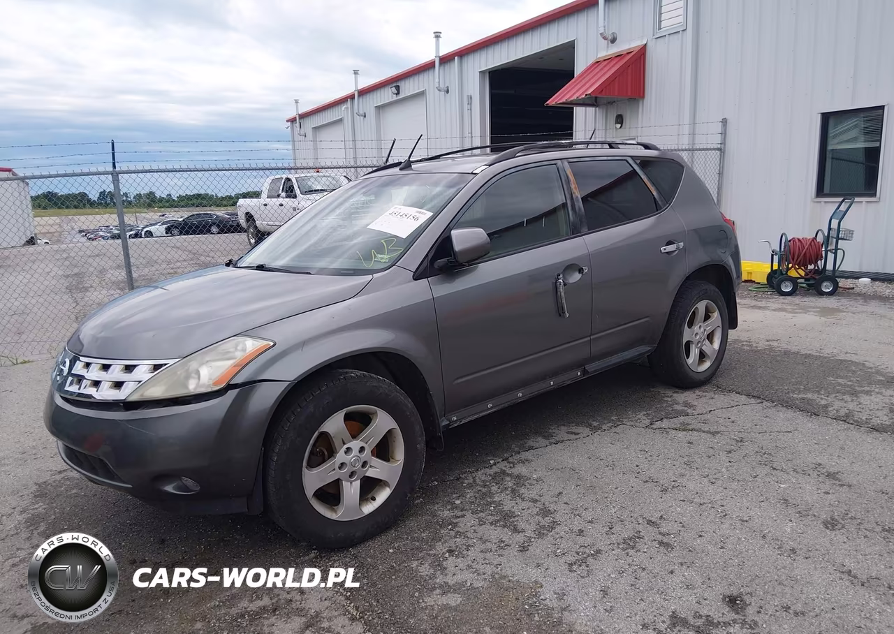 2005 Nissan Murano Sl VIN:JN8AZ08T25W307767 - 2