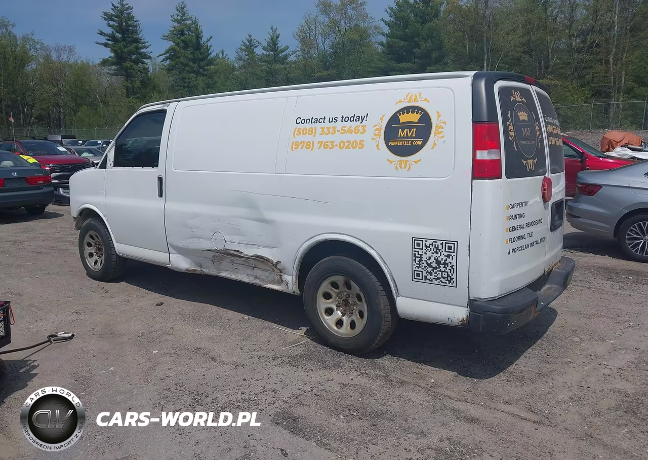 2013 Chevrolet Express 1500 Work Van VIN:1GCSGAFXXD1156786 - 3