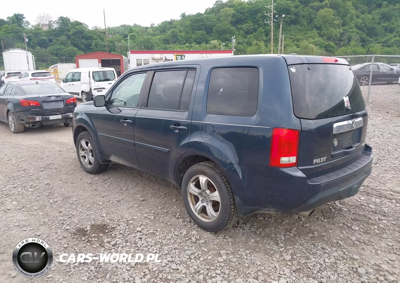 2012 Honda Pilot Ex-L VIN:5FNYF4H59CB031942 - 3